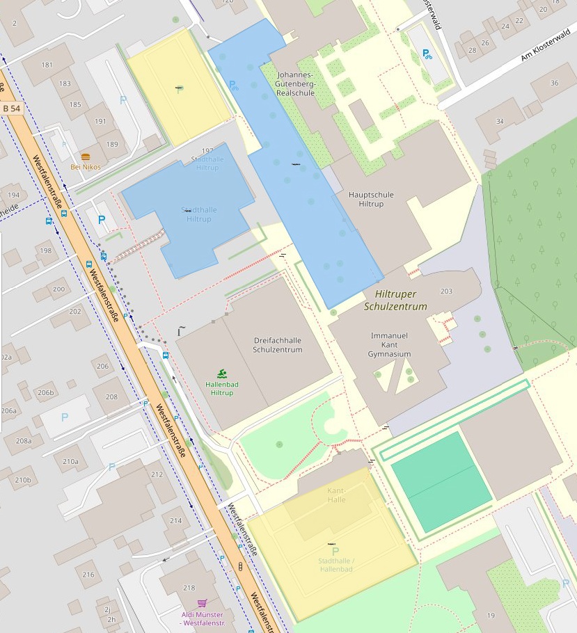 Karte Festgelnde und Parkpltze